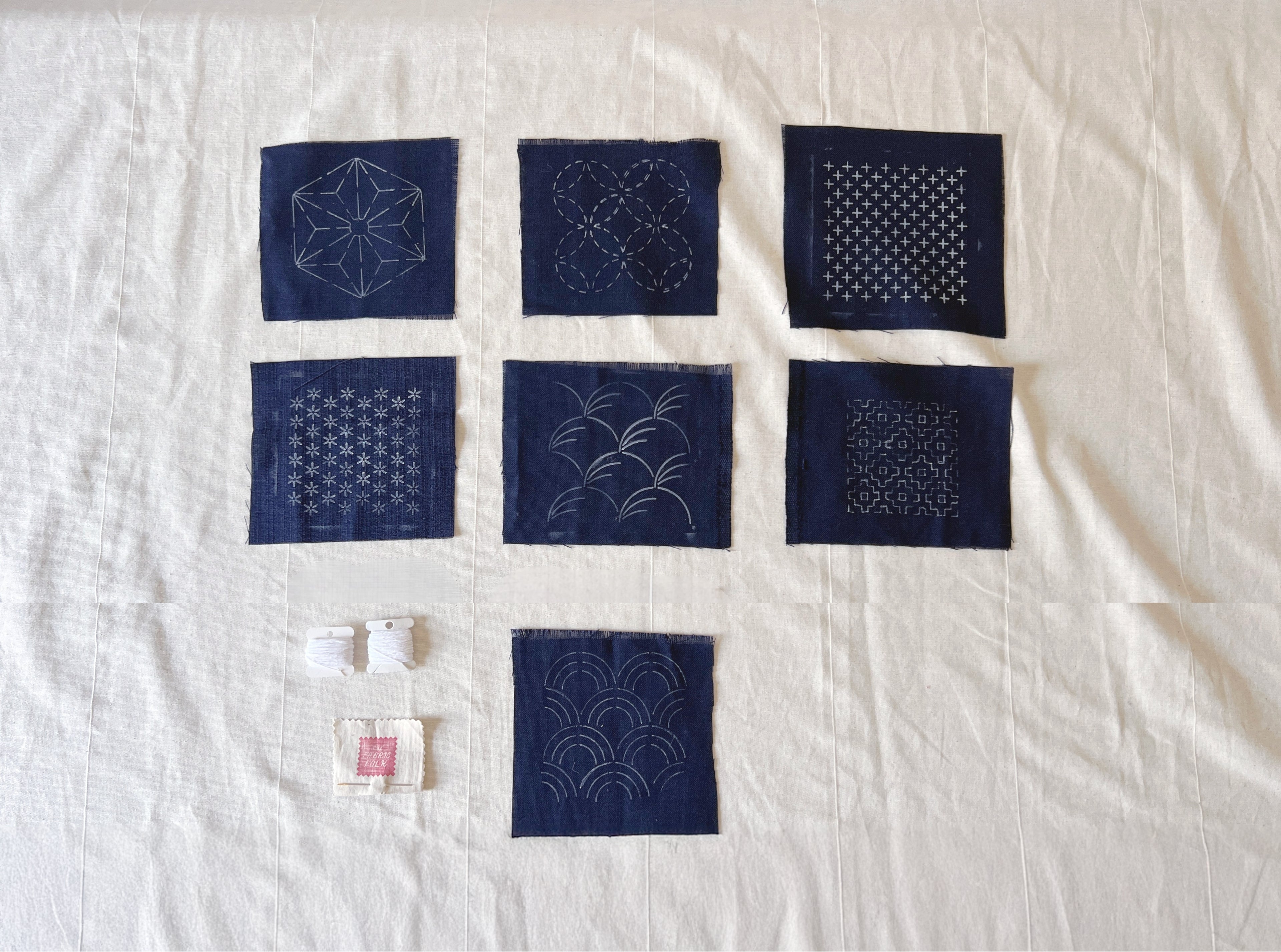 The Sashiko Starter Kit — 10 Piece Set with Everything You'll Need to Get Started