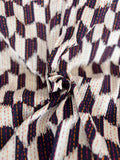 IKEA Jassa Fabric 3m x 1.5m - 100% Cotton - Ikat Geometric Stripped Pattern
