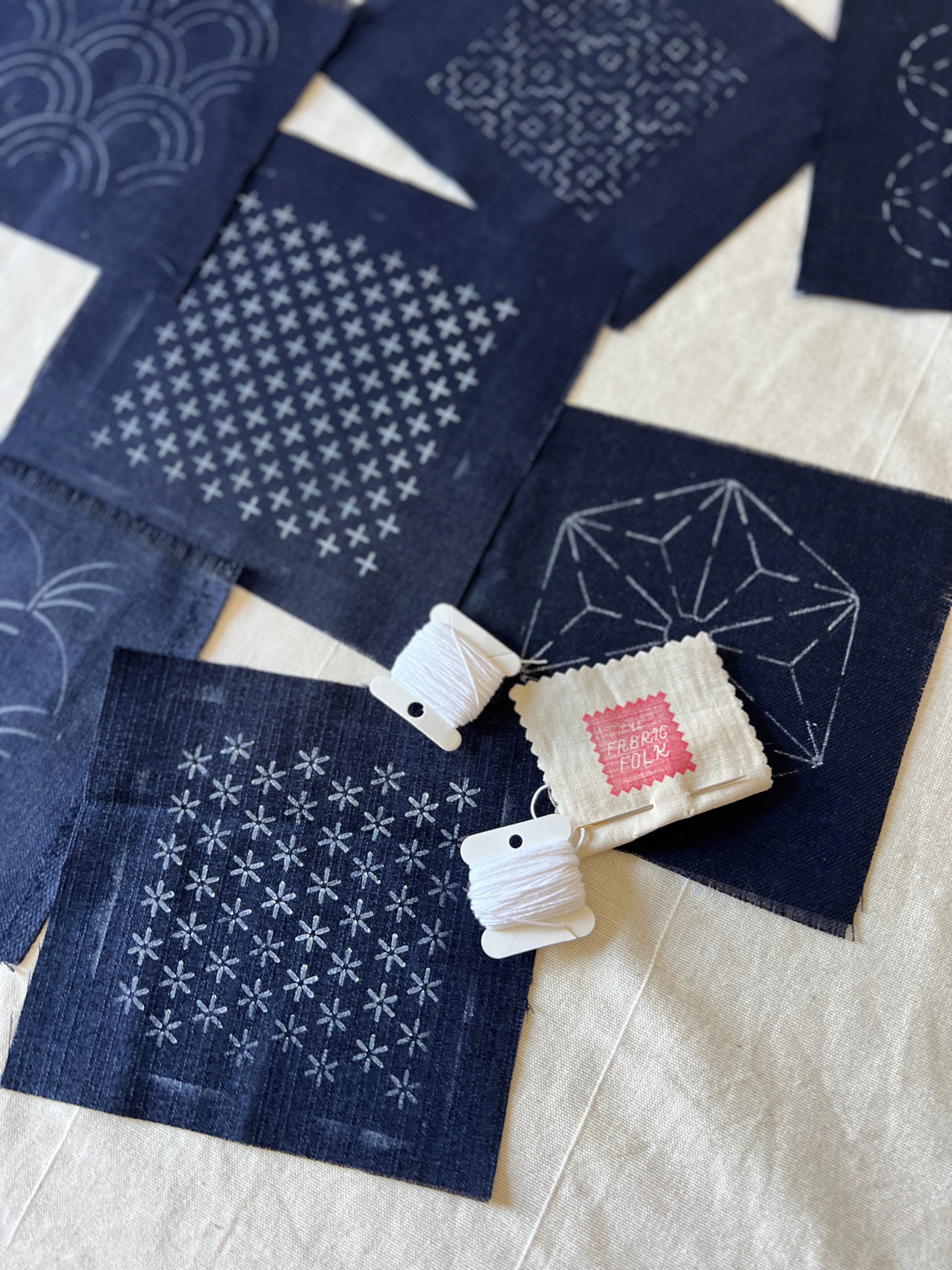 The Sashiko Starter Kit — 10 Piece Set with Everything You'll Need to Get Started