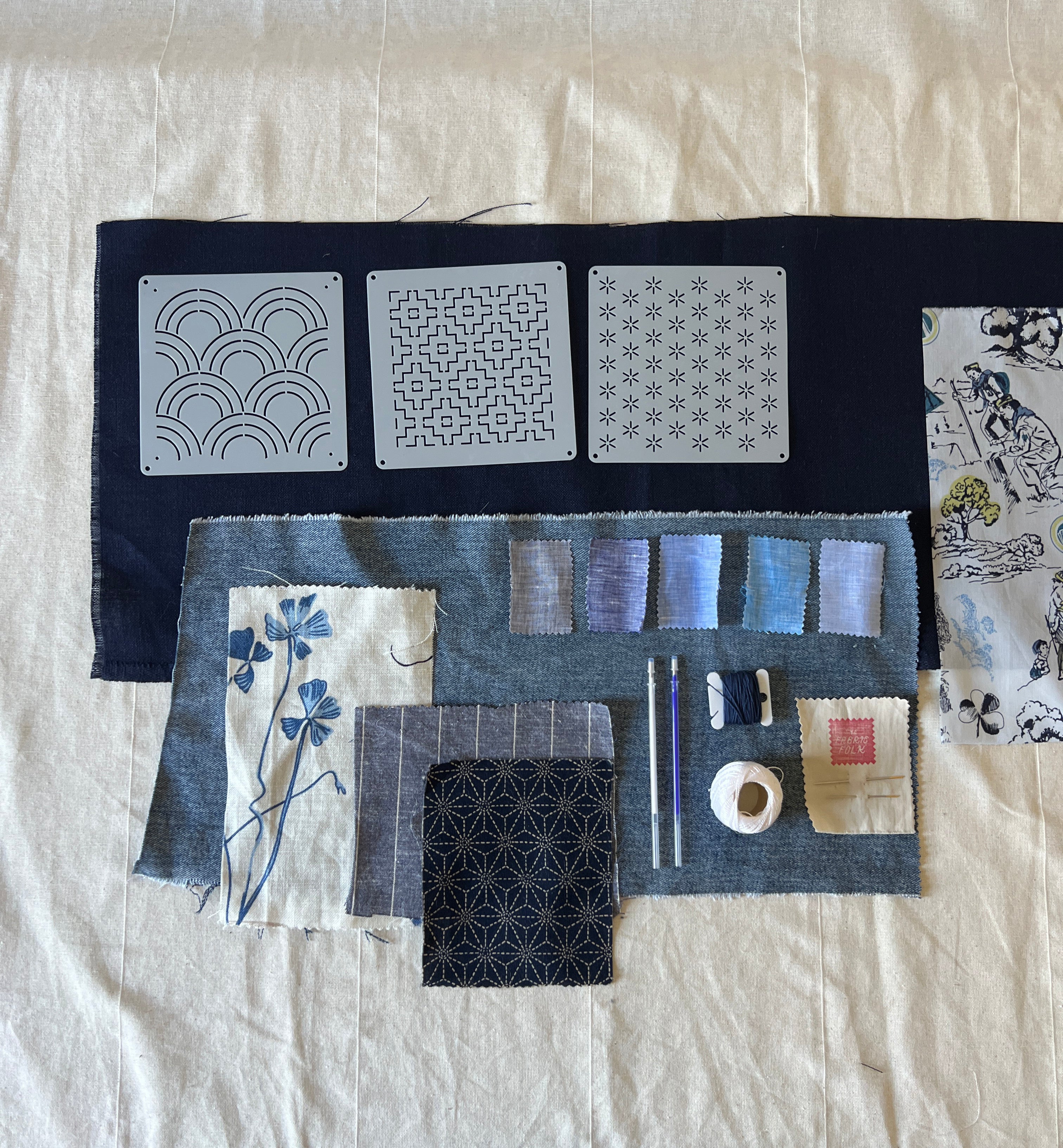The Sashiko Practitioner Kit — 25 piece set