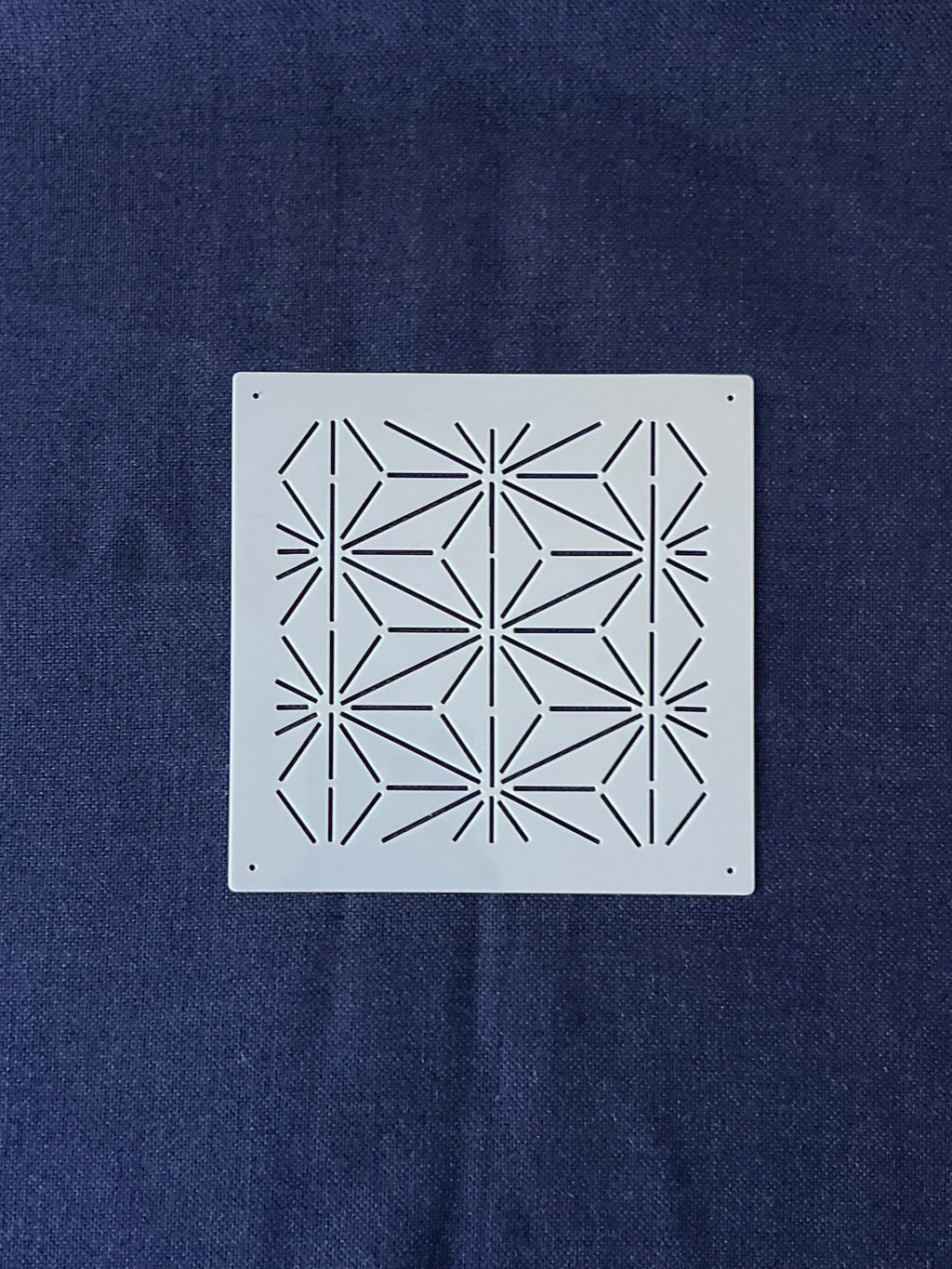 Sashiko Stitching Stencil - Hemp Leaf (Asanoha)