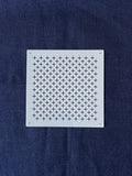 Sashiko Stitching Stencil - Cross Stitch (Jujizashi)