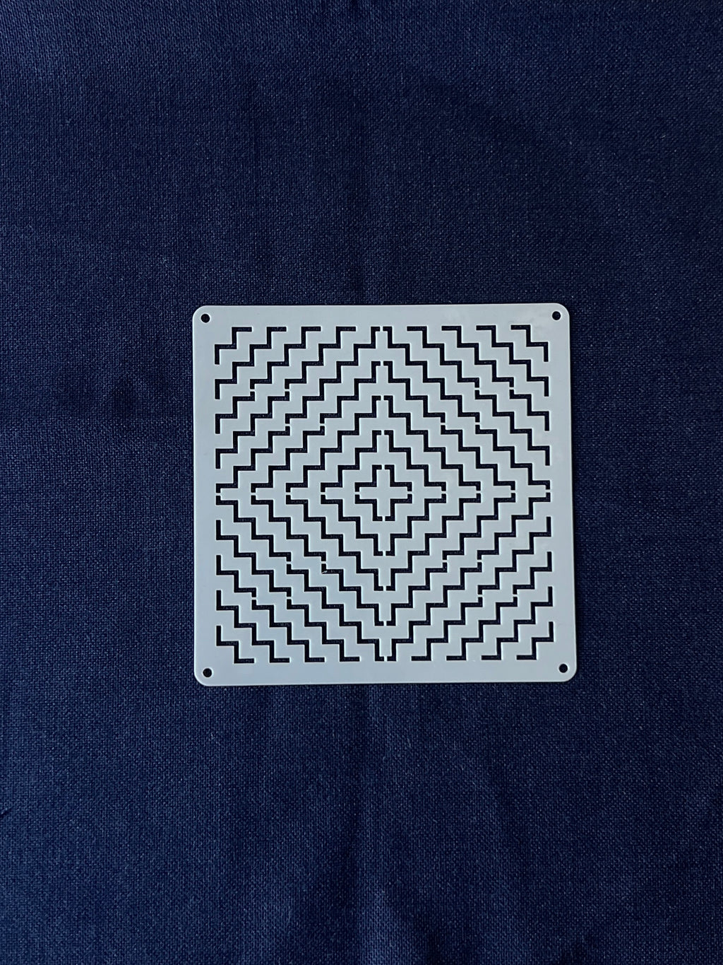 Sashiko Stitching Stencil - Persimmon Flowers (Kakinohana)