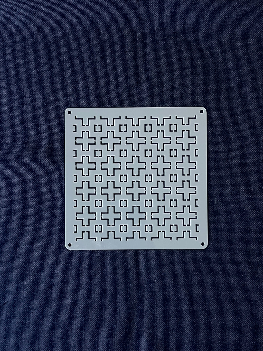 Sashiko Stitching Stencil - Persimmon Flowers (Kakinohana)