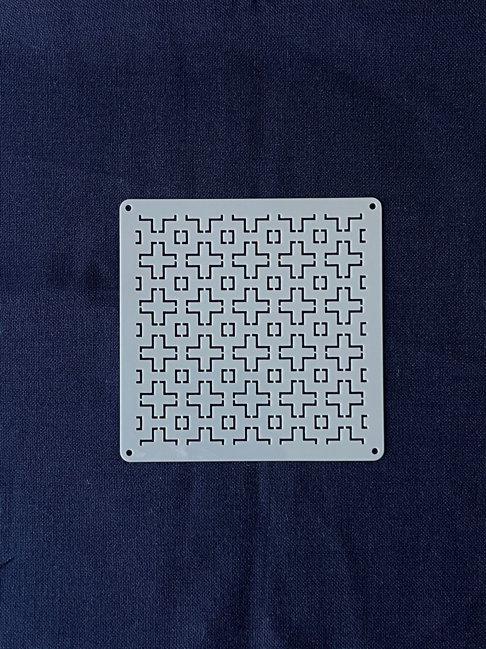 Sashiko Stitching Stencil - Persimmon Flowers (Kakinohana)