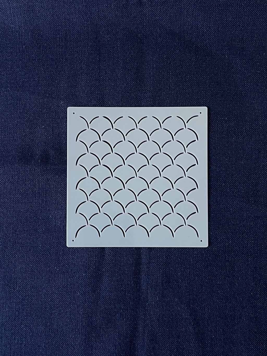 Sashiko Stitching Stencil - Waves (Seigaiha)