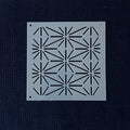 Sashiko Stitching Stencil - Hemp Leaf (Asanoha)