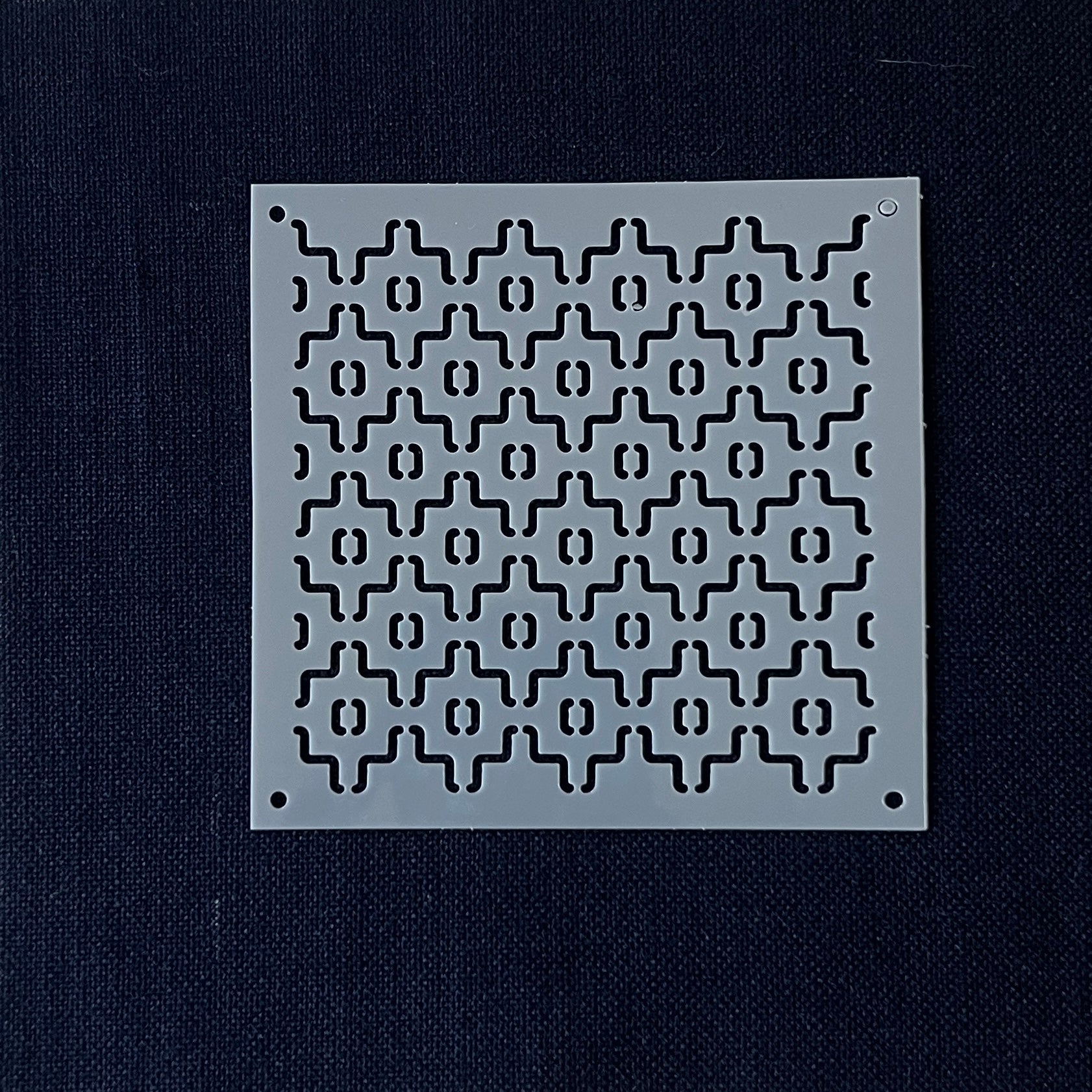 Sashiko Stitching Stencil - Persimmon Flowers (Kakinohana)