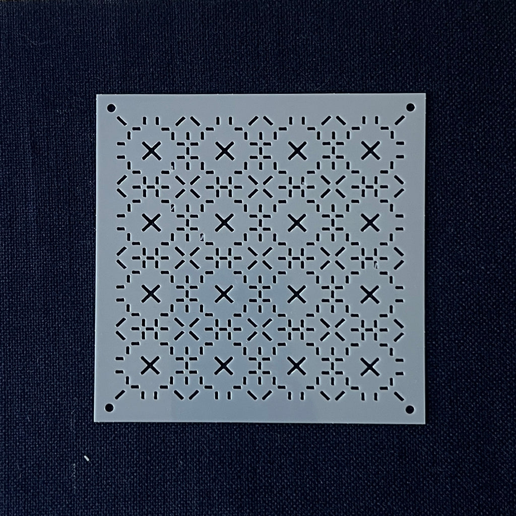 Sashiko Stitching Stencil - Cross Stitch (Jujizashi)