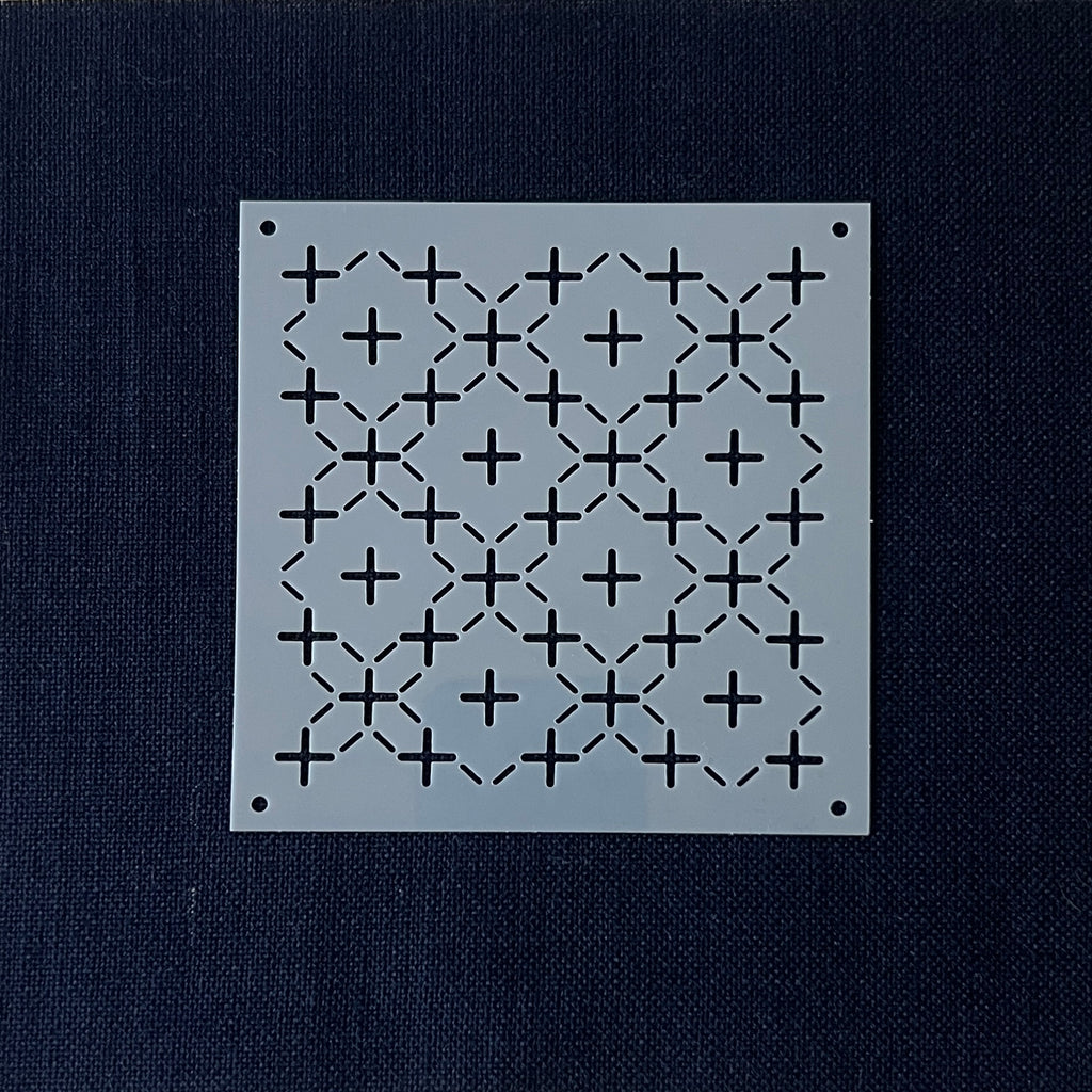 Sashiko Stitching Stencil - Cross Stitch (Jujizashi)