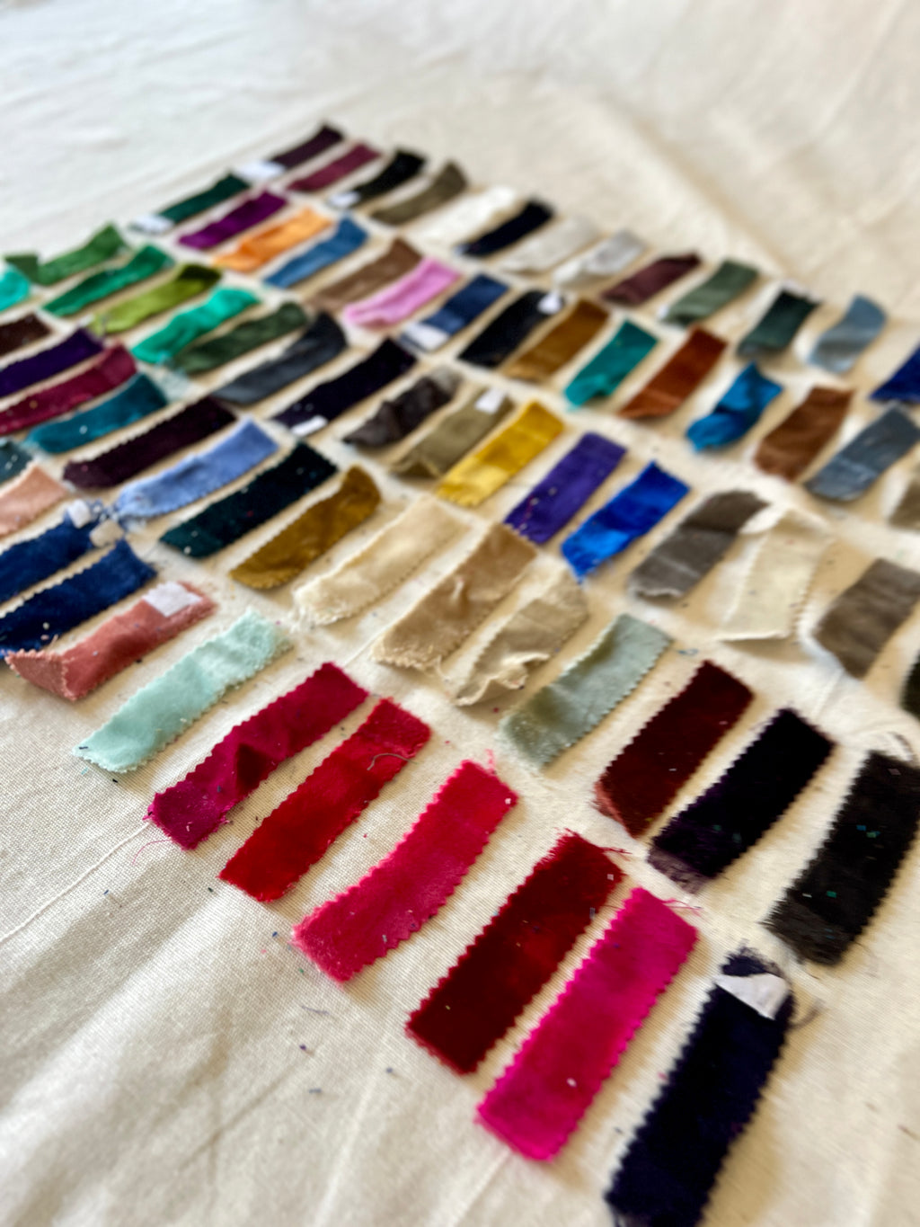 76 Piece Play Patch Jar - Velvet Fabric Pieces