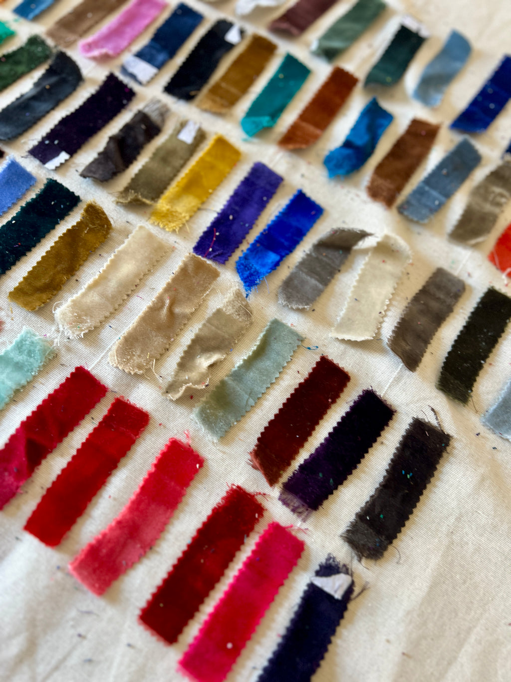 76 Piece Play Patch Jar - Velvet Fabric Pieces