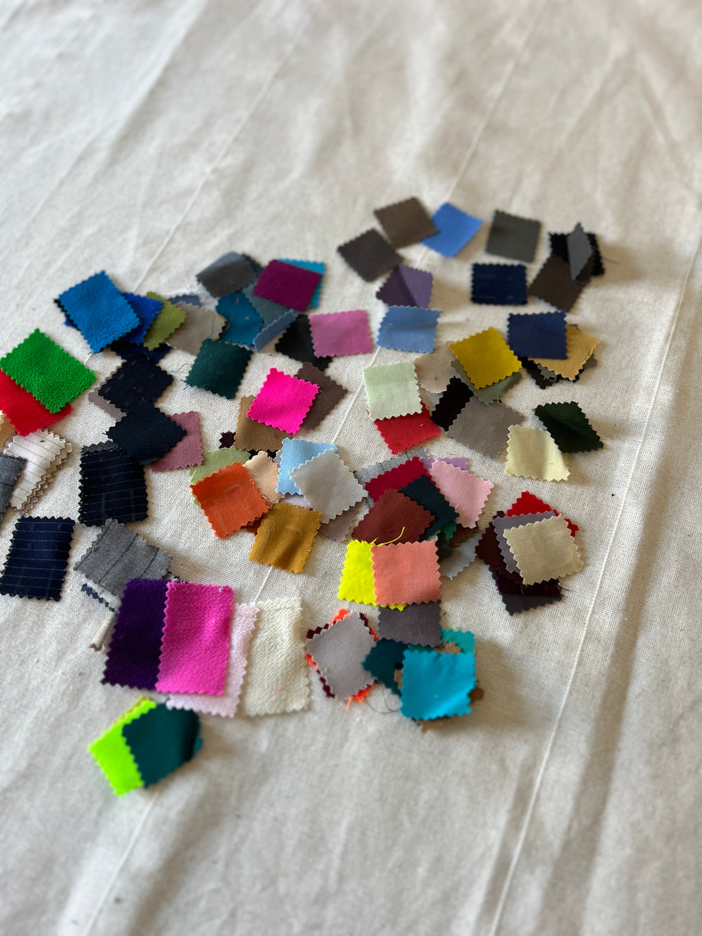 150 Tiny Pieces Play Patch Jar - 100% Wool Fabric Patchwork Pieces