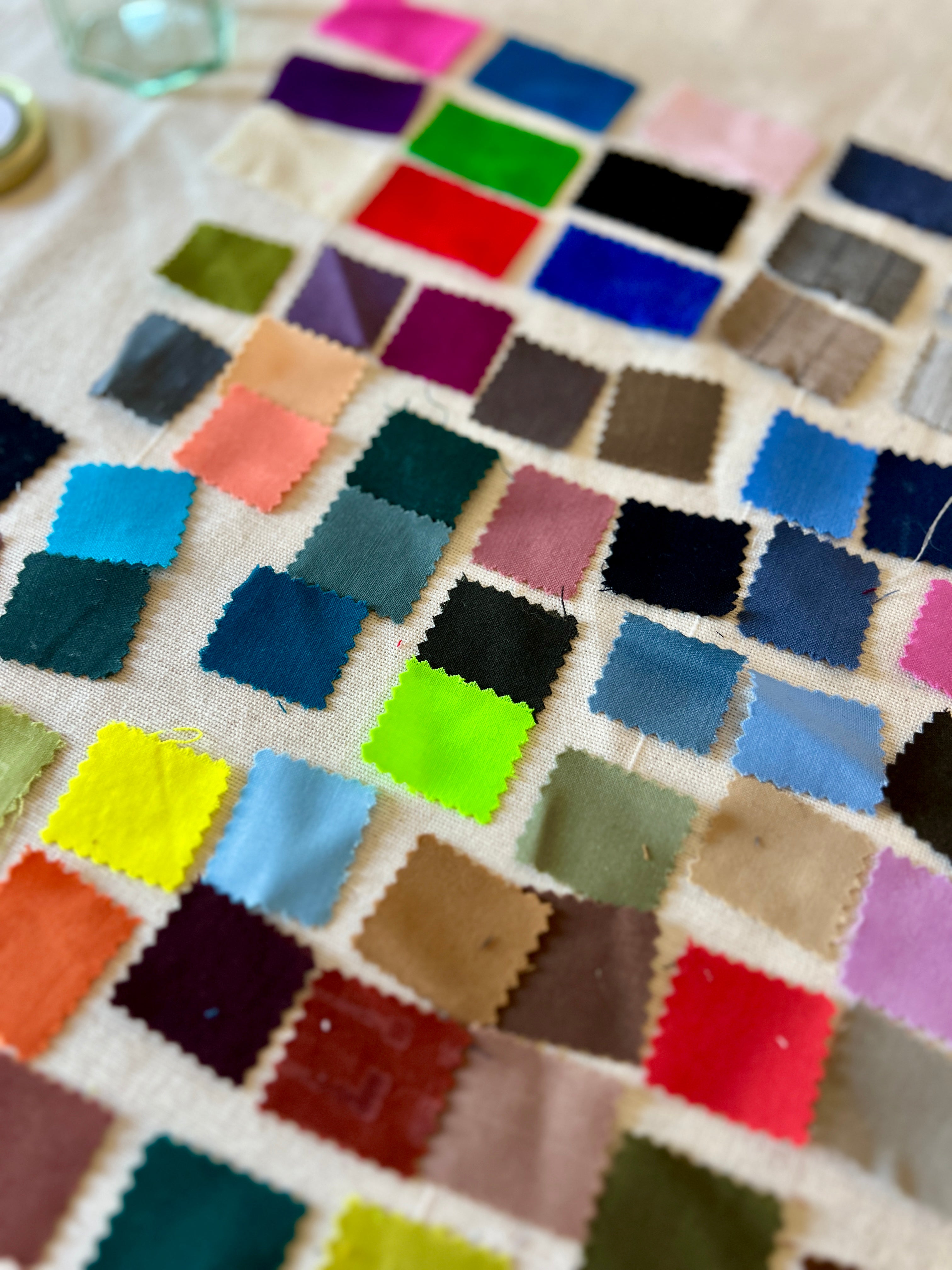 150 Tiny Pieces Play Patch Jar - 100% Wool Fabric Patchwork Pieces