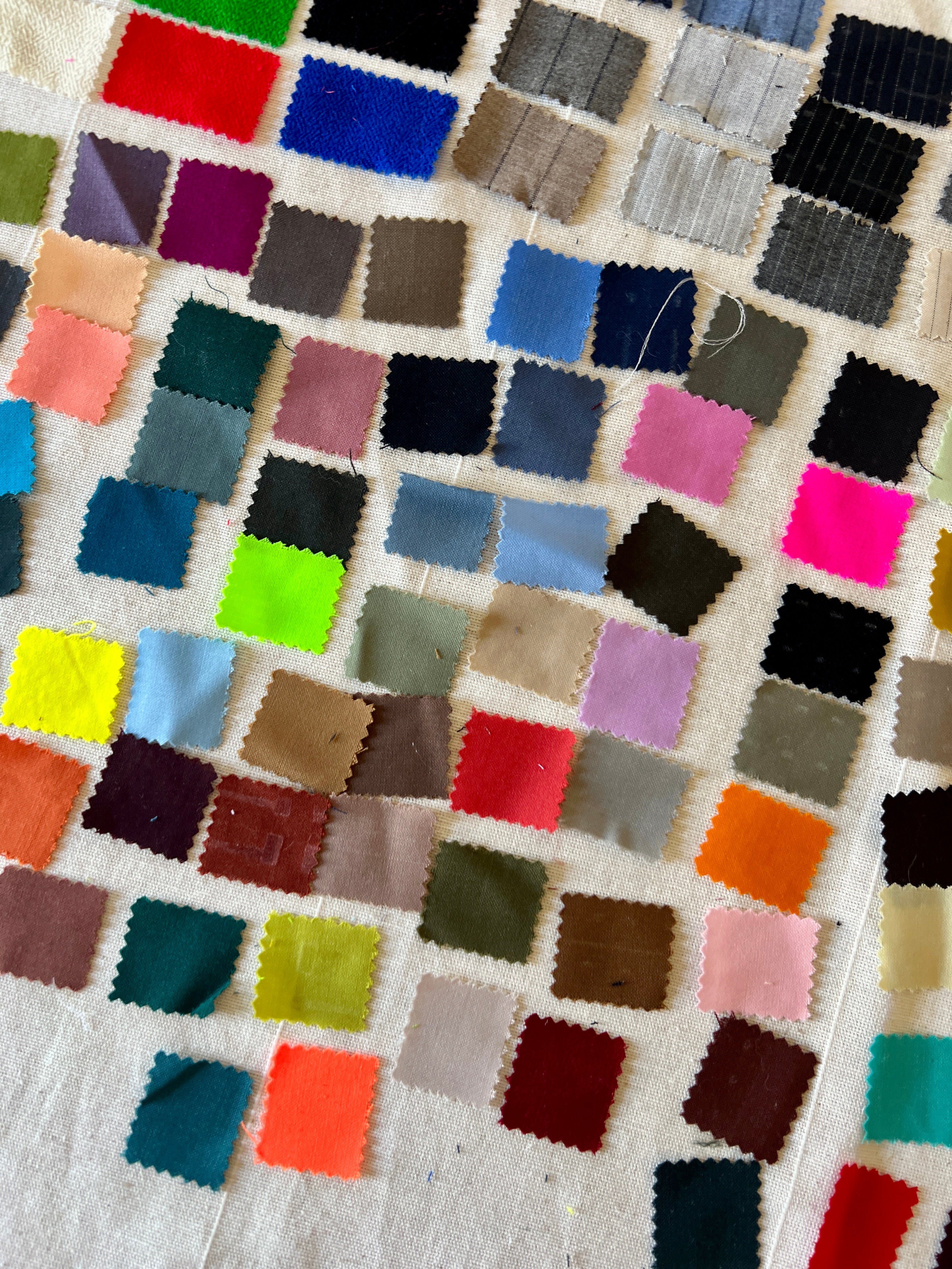 150 Tiny Pieces Play Patch Jar - 100% Wool Fabric Patchwork Pieces