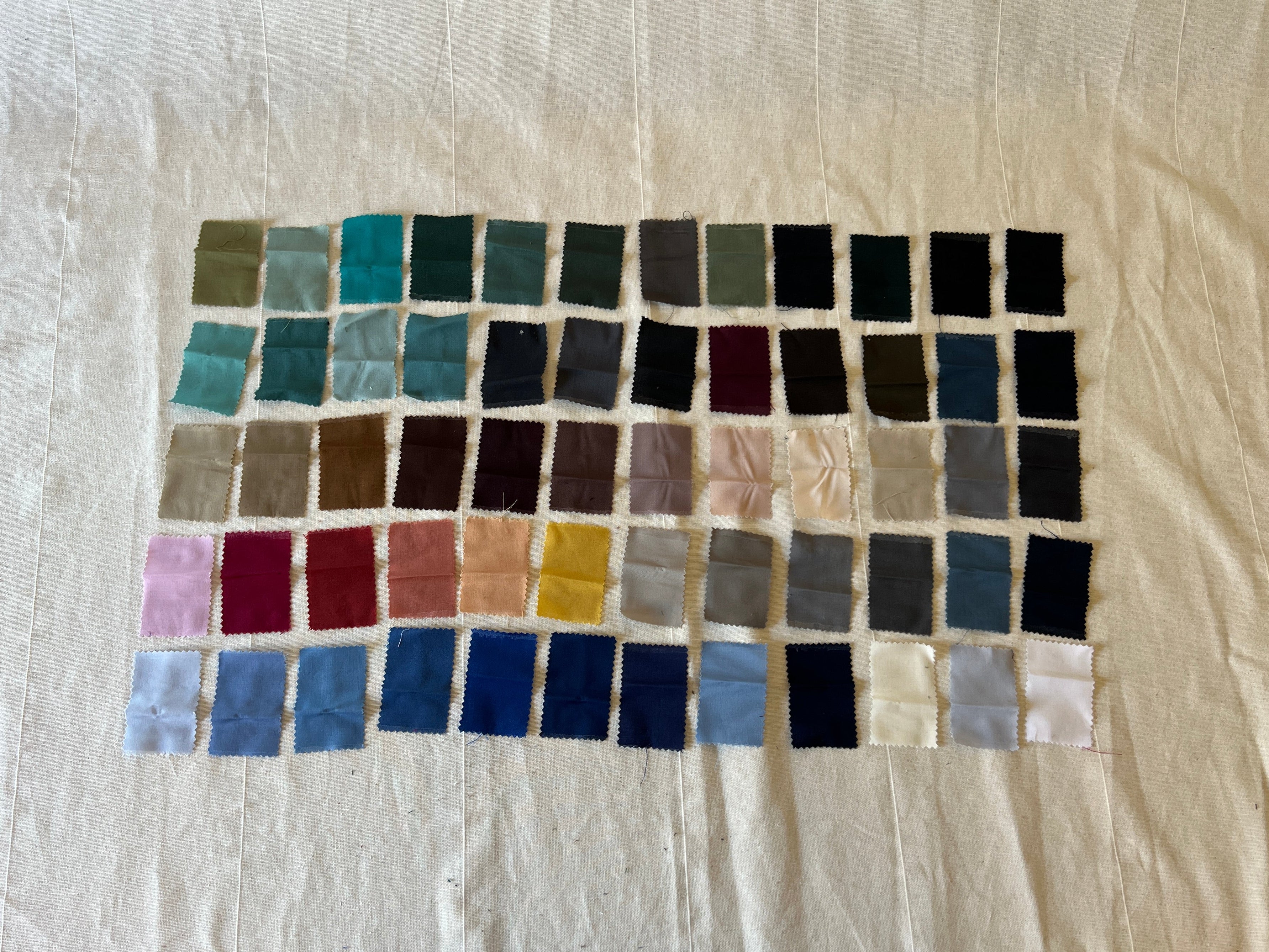 60 Pieces Play Patch Jar - 100% Wool Fabric Patchwork Pieces