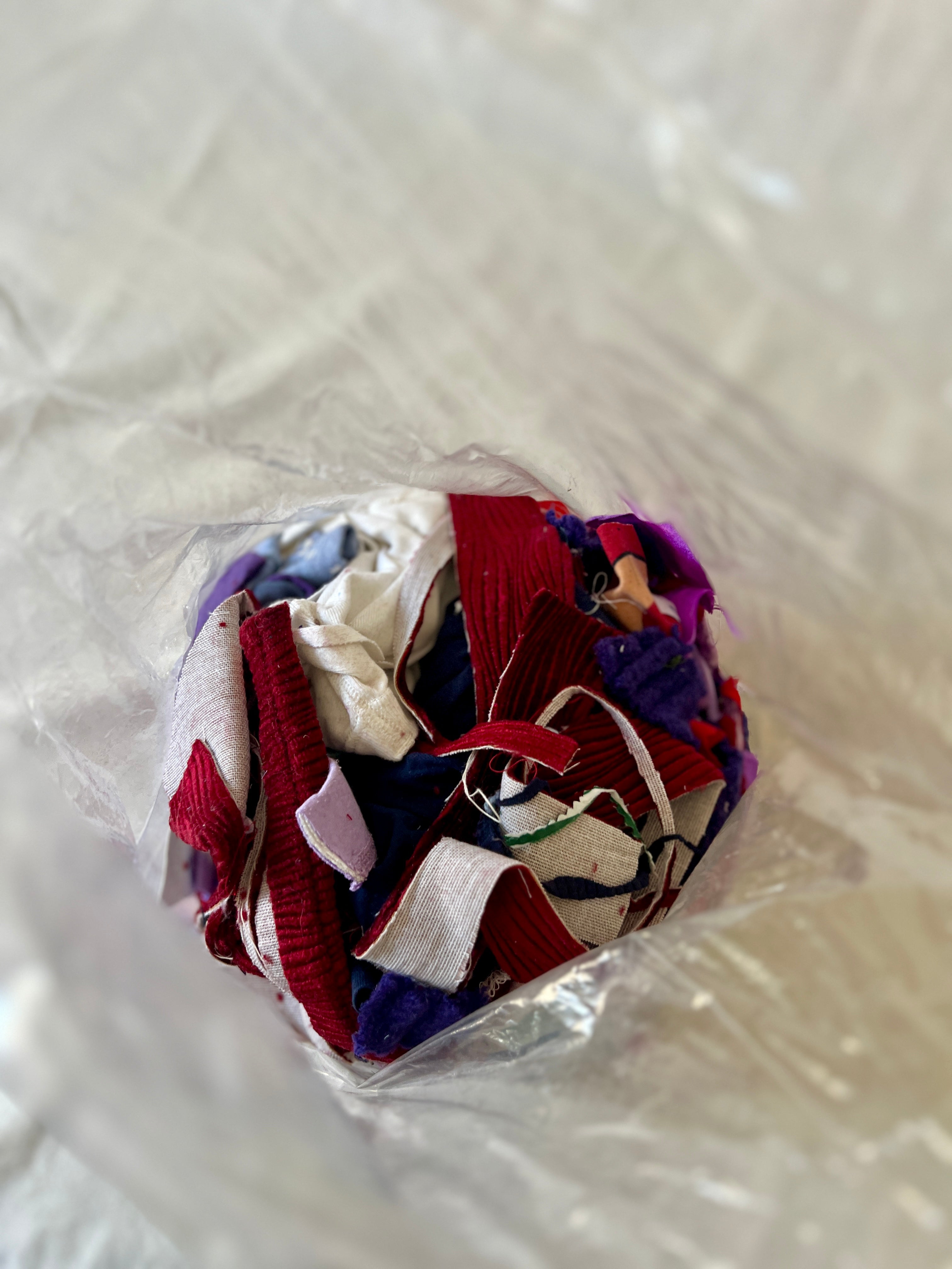 Fabric Remnant Offcuts Mixed Bag 1kg