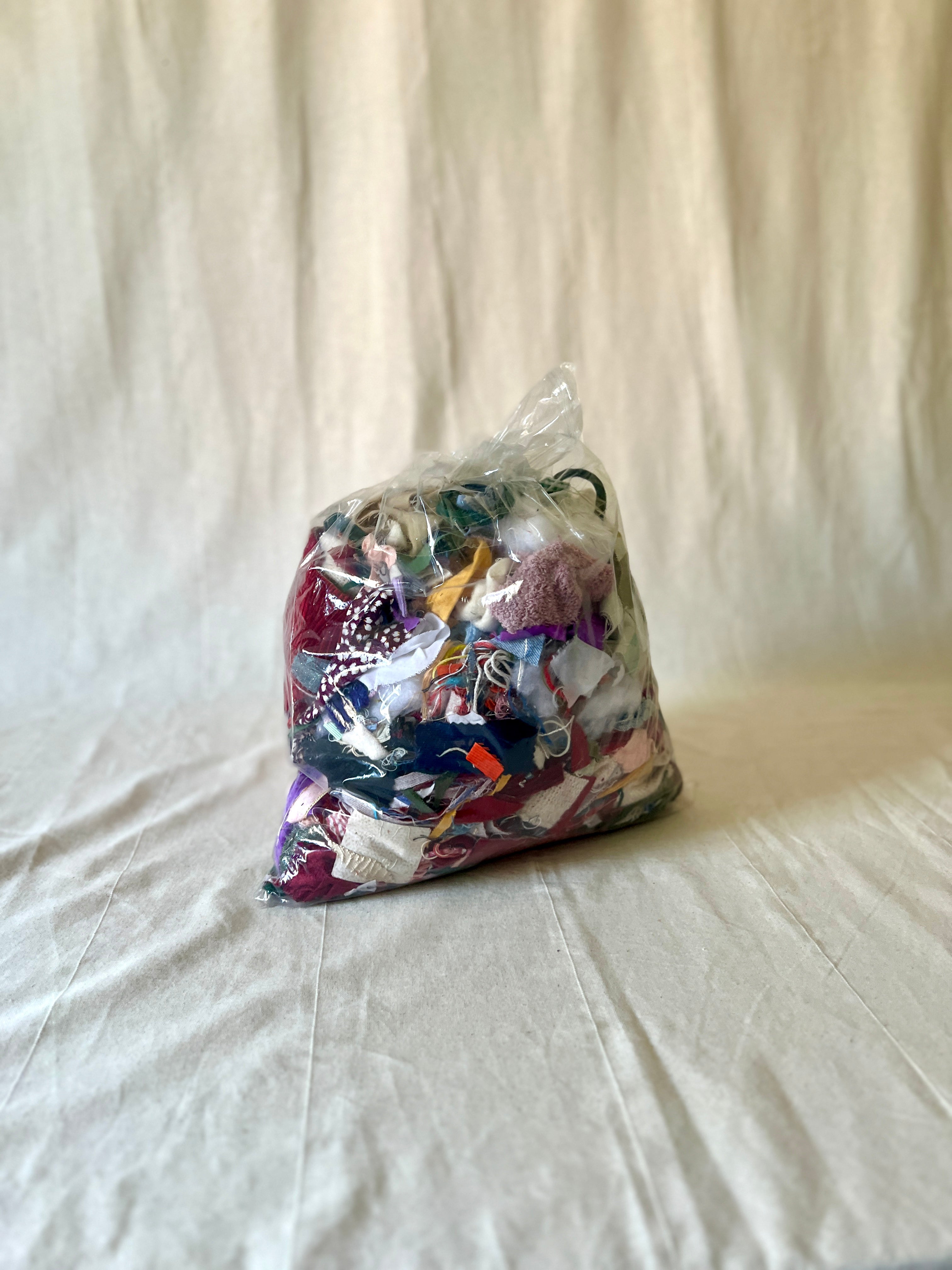 Fabric Remnant Offcuts Mixed Bag 1kg