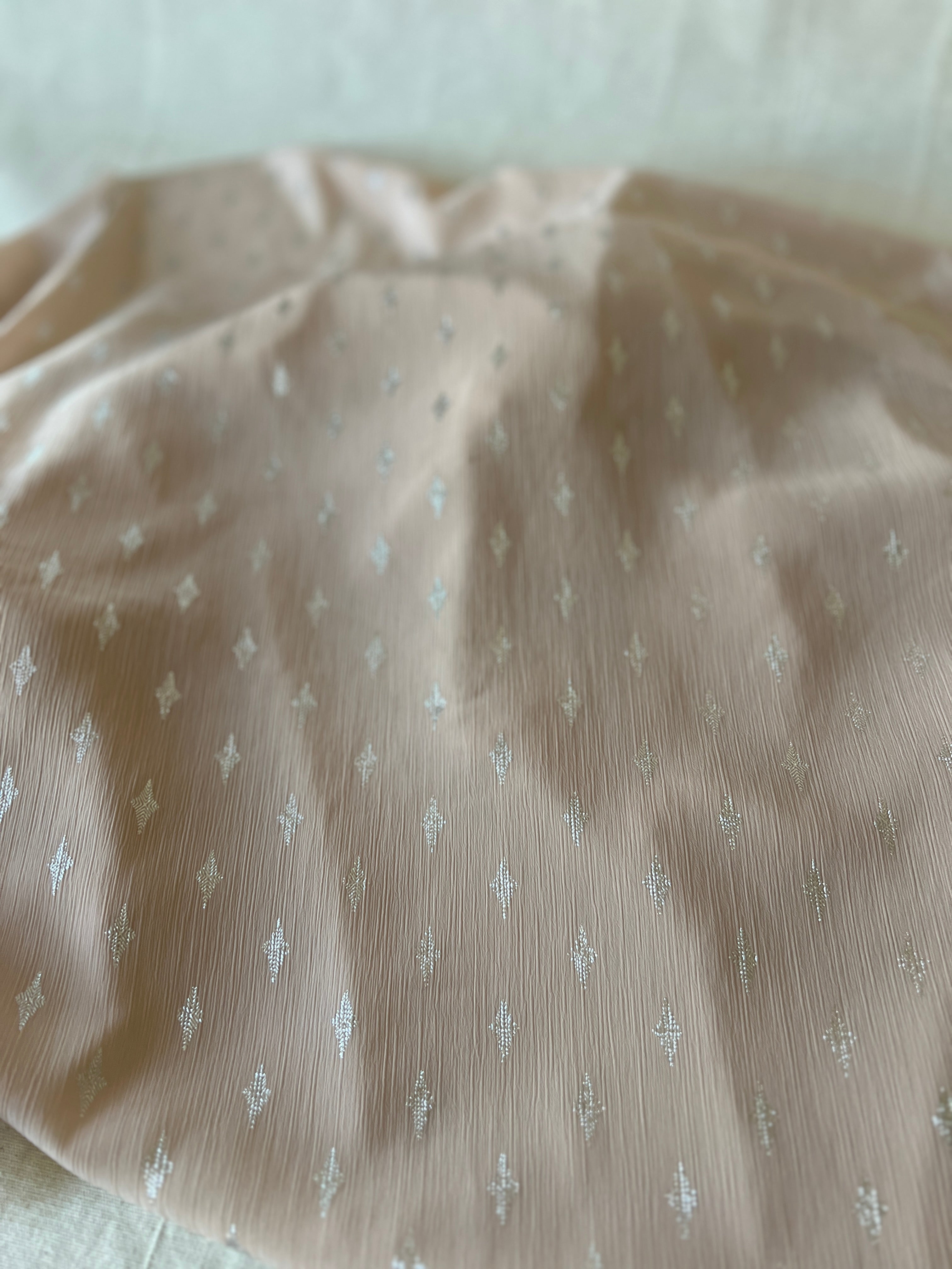 Large Dressmaking Bundle - Swans & Polka Dot Patterns - Viscose & Polyester - 8 Metres