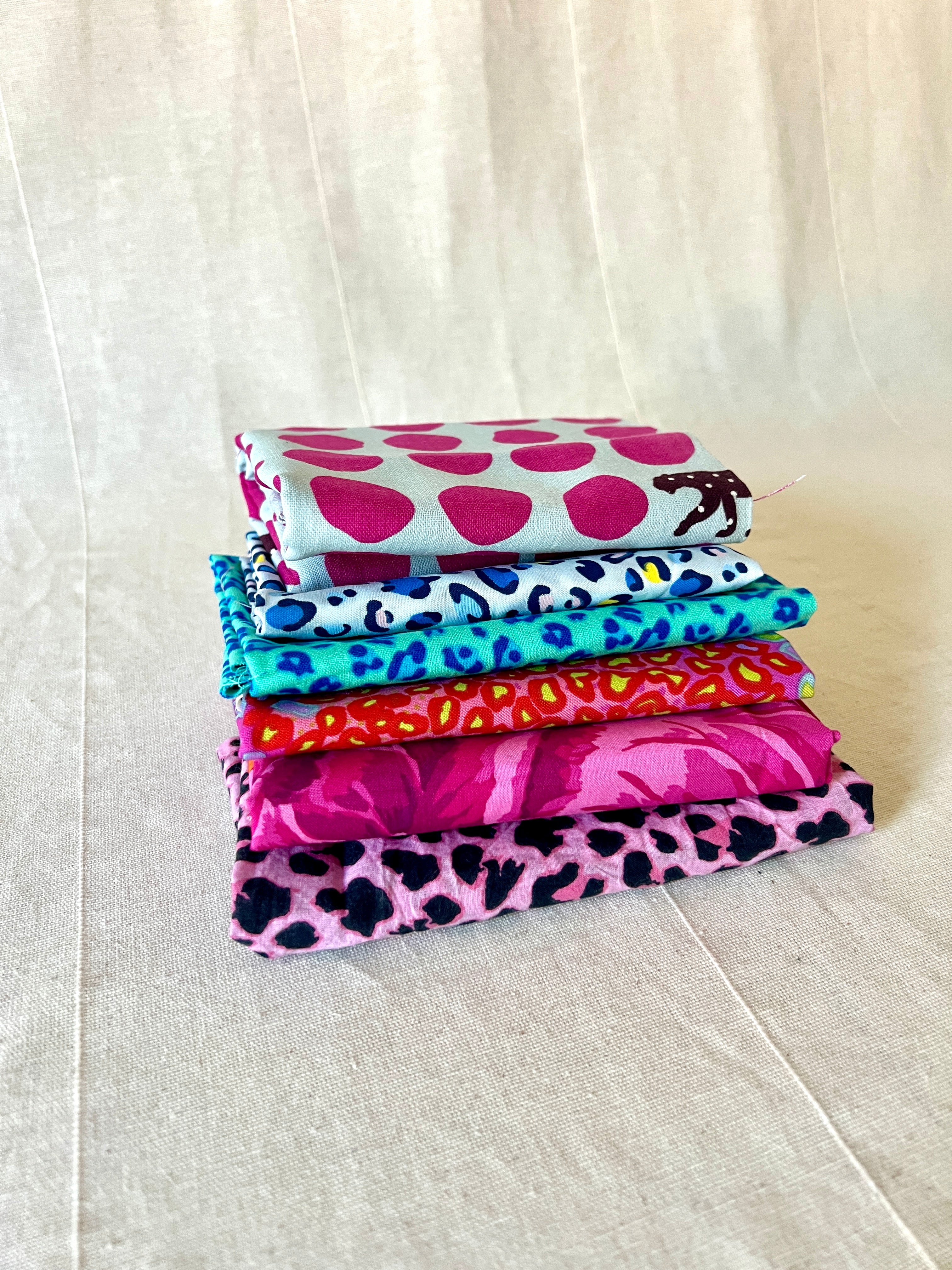 The Leopard Diva Bundle - Quilting Cotton - Curated Material