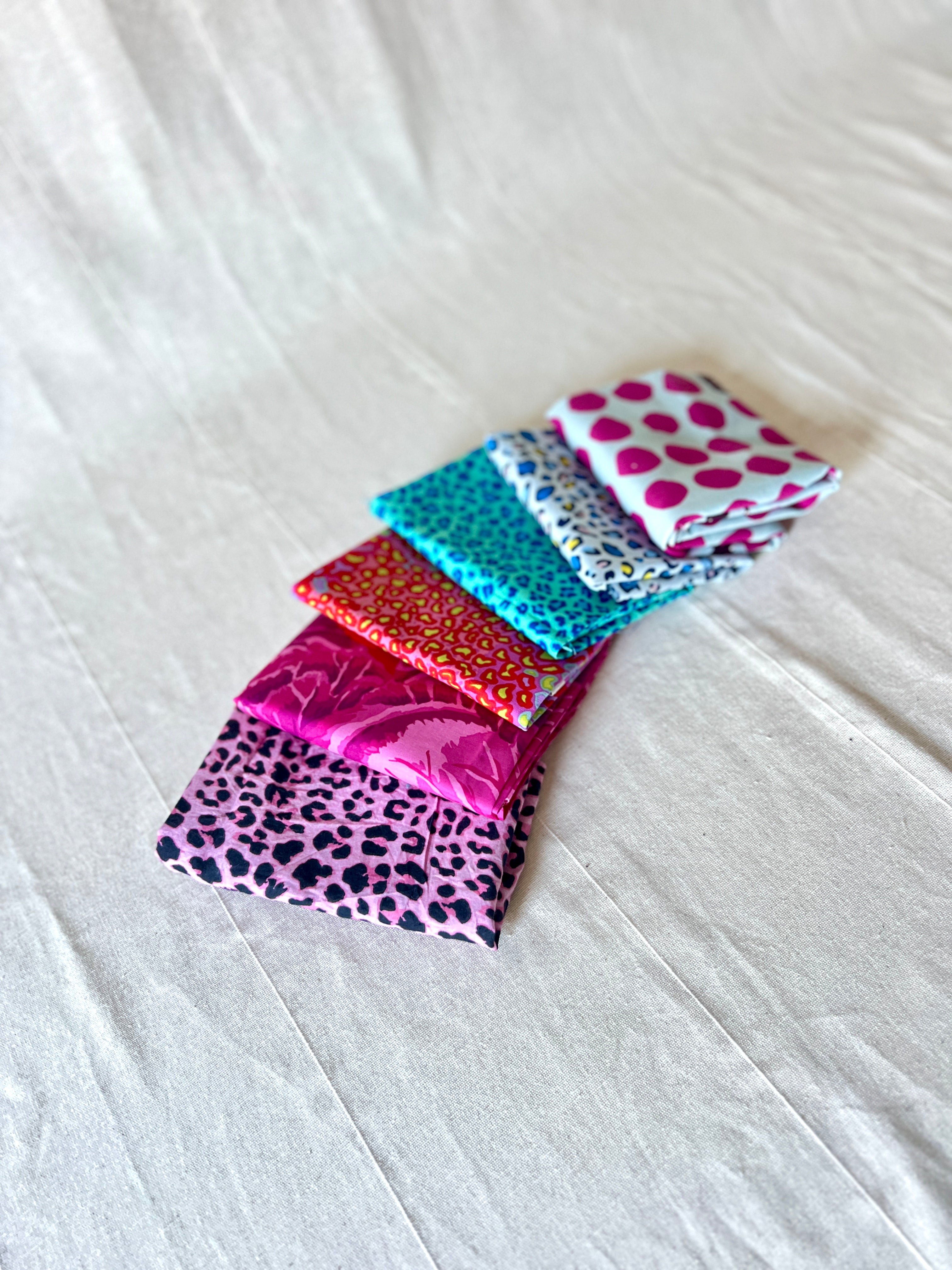 The Leopard Diva Bundle - Quilting Cotton - Curated Material