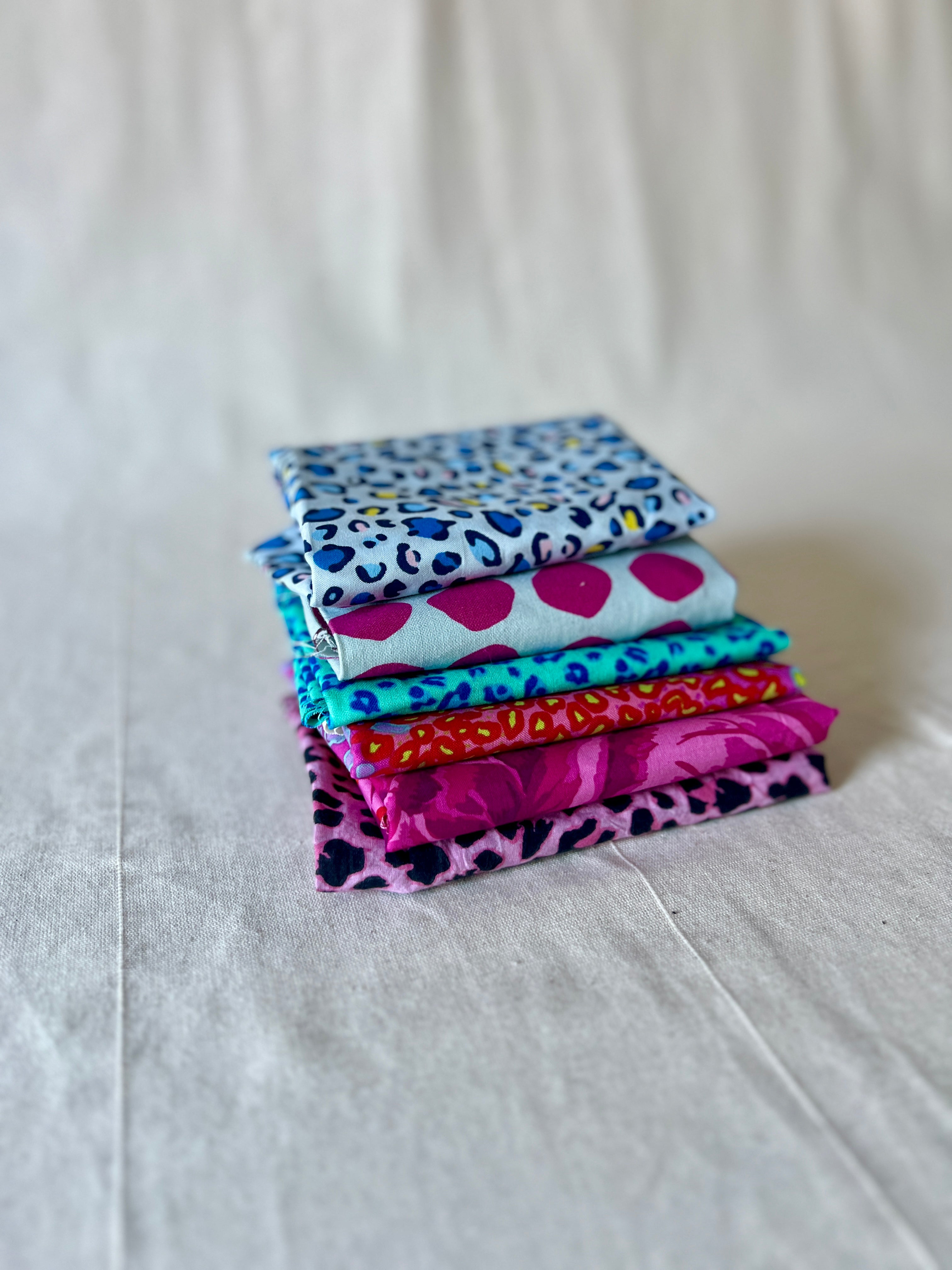 The Leopard Diva Bundle - Quilting Cotton - Curated Material