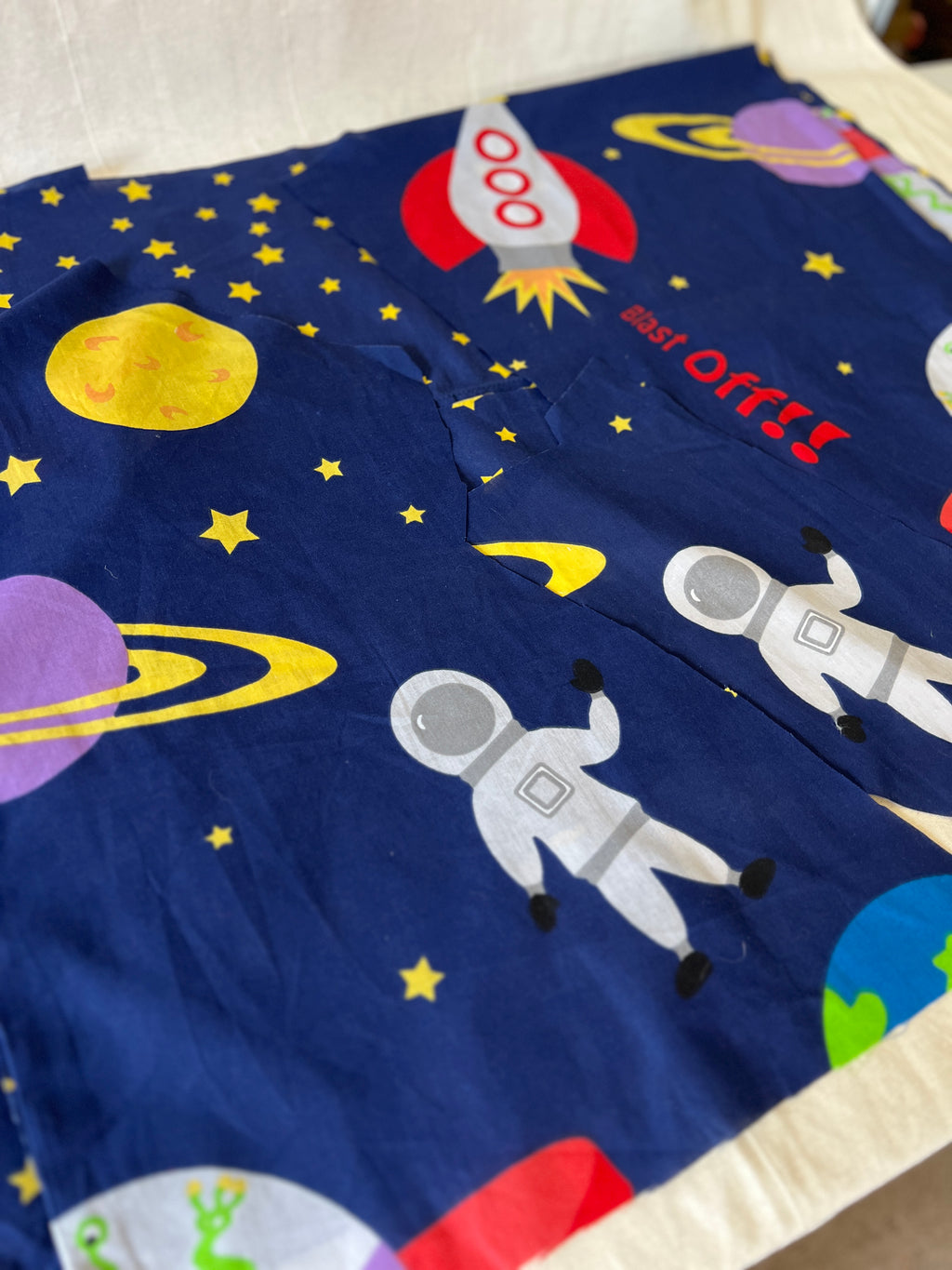 Space Admirer Bundle — Cotton & Polycotton Quilting & Craft Kit — Rockets, Planets & Stars
