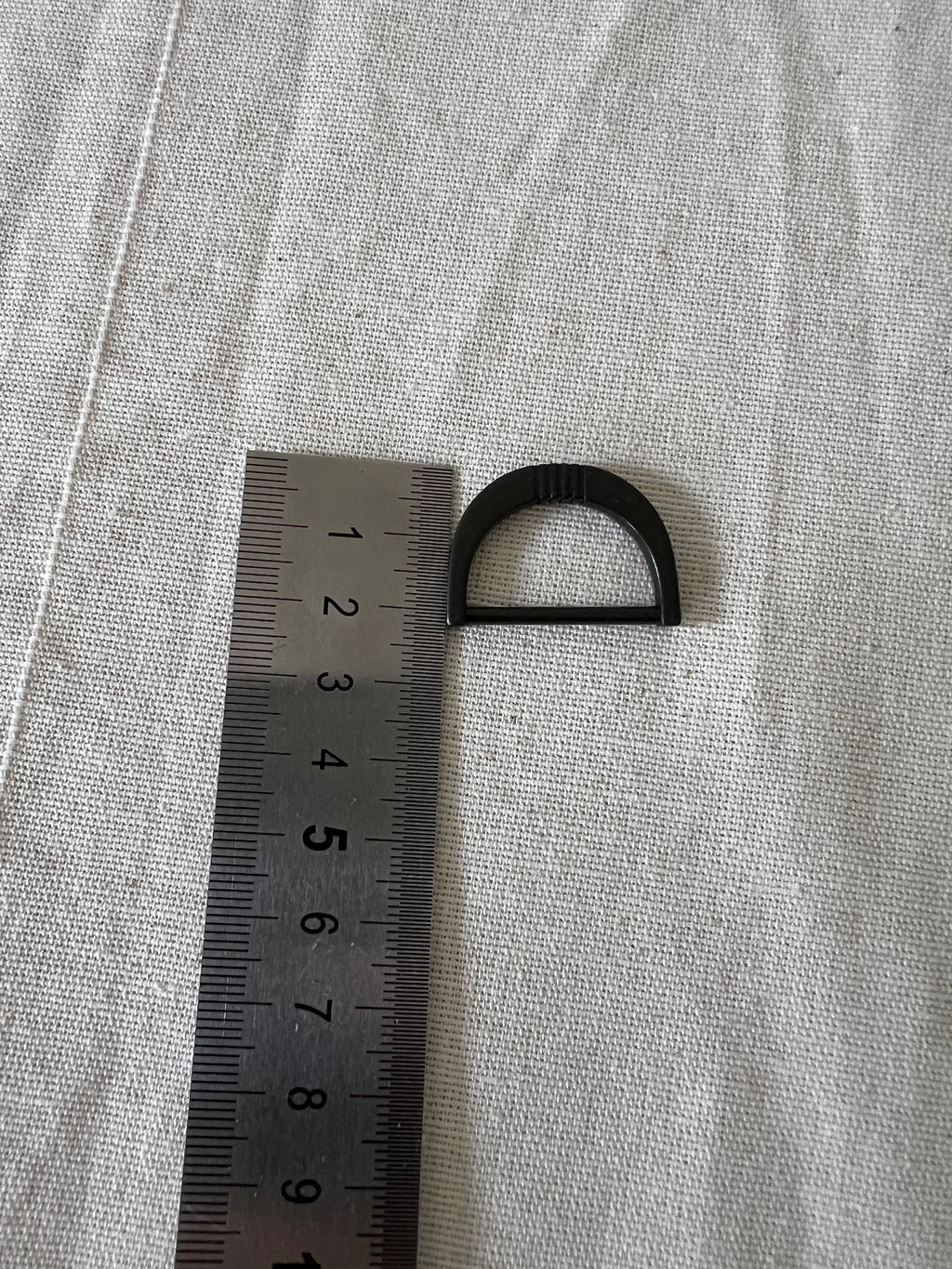 D-Rings — Matte Black Coated Metal — Surplus Garment Hardware