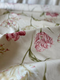 Sanderson “Bloom” Floral Cotton Fabric (2000) – 150cm End of Roll Remnant – Tulip Print