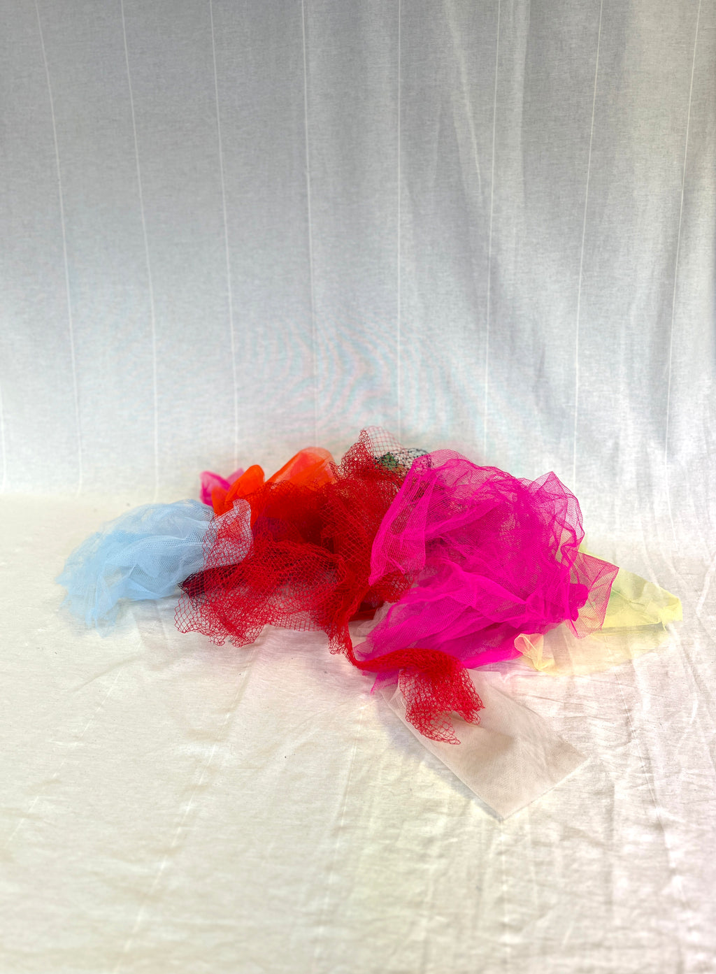 Netting Bundle - Multicolour Net Pieces - Hat Making