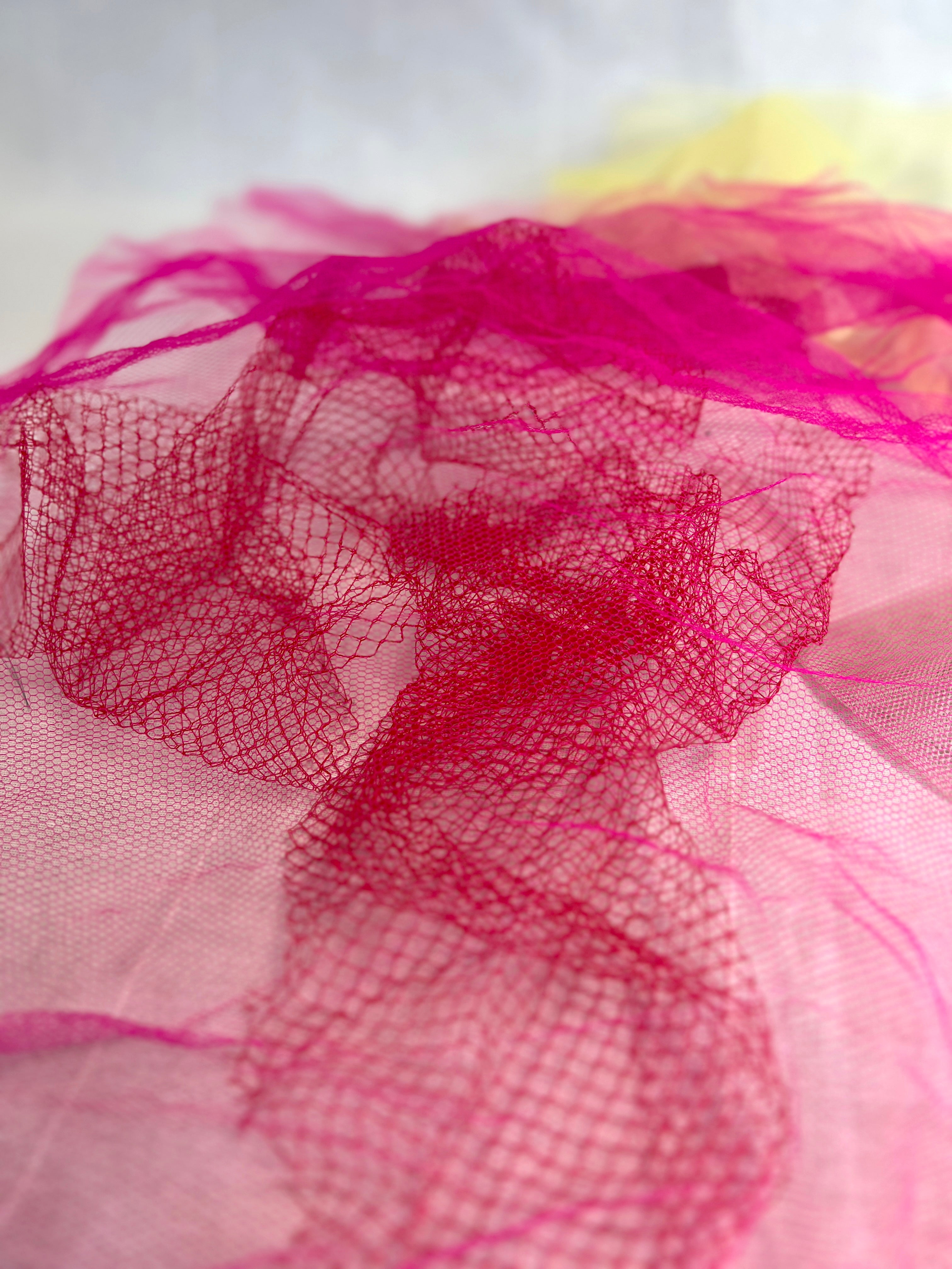 Netting Bundle - Multicolour Net Pieces - Hat Making