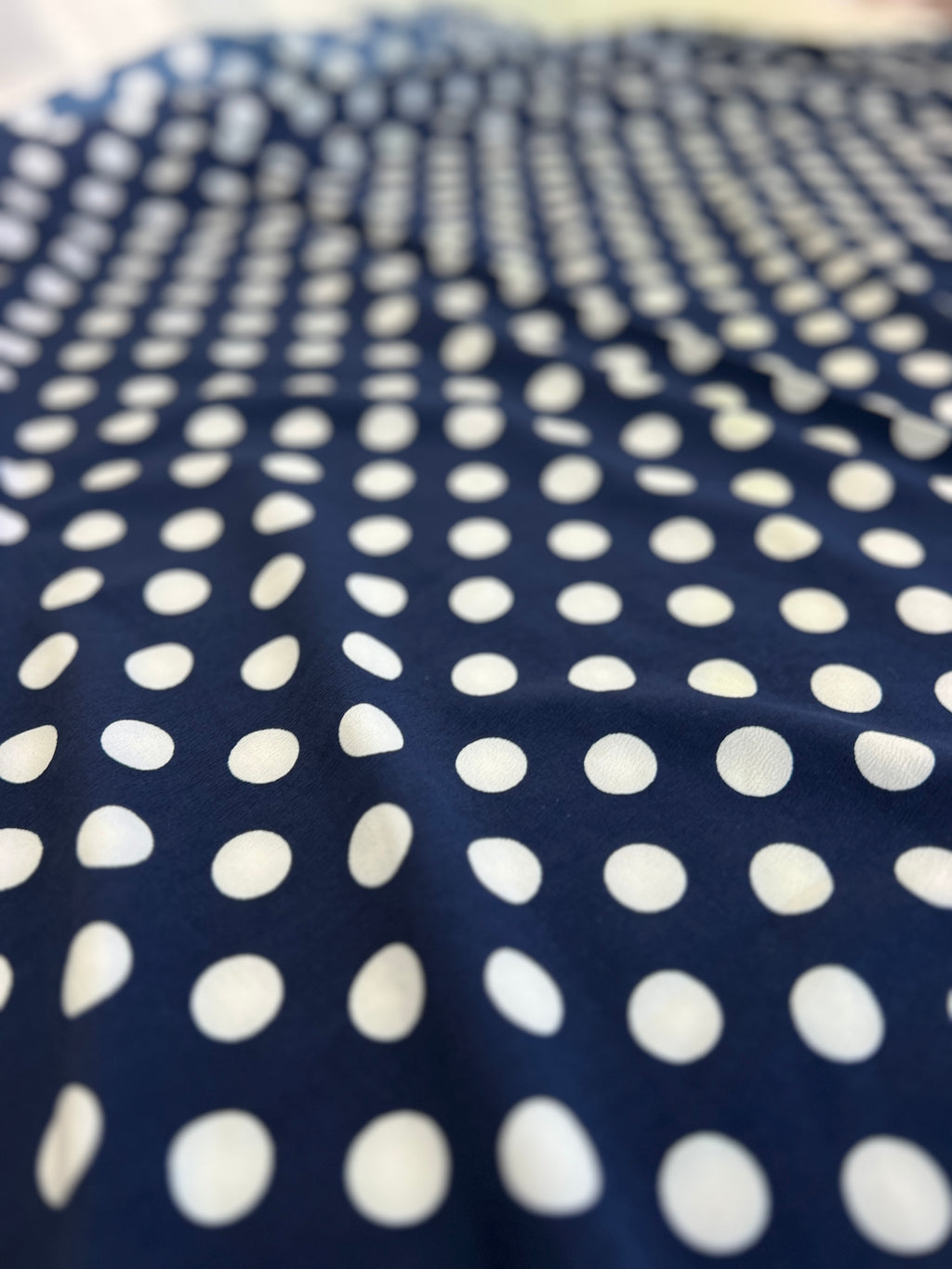 Large Dressmaking Bundle - Polka Dot Patterns - Viscose & Polyester - Almost 6 Metres