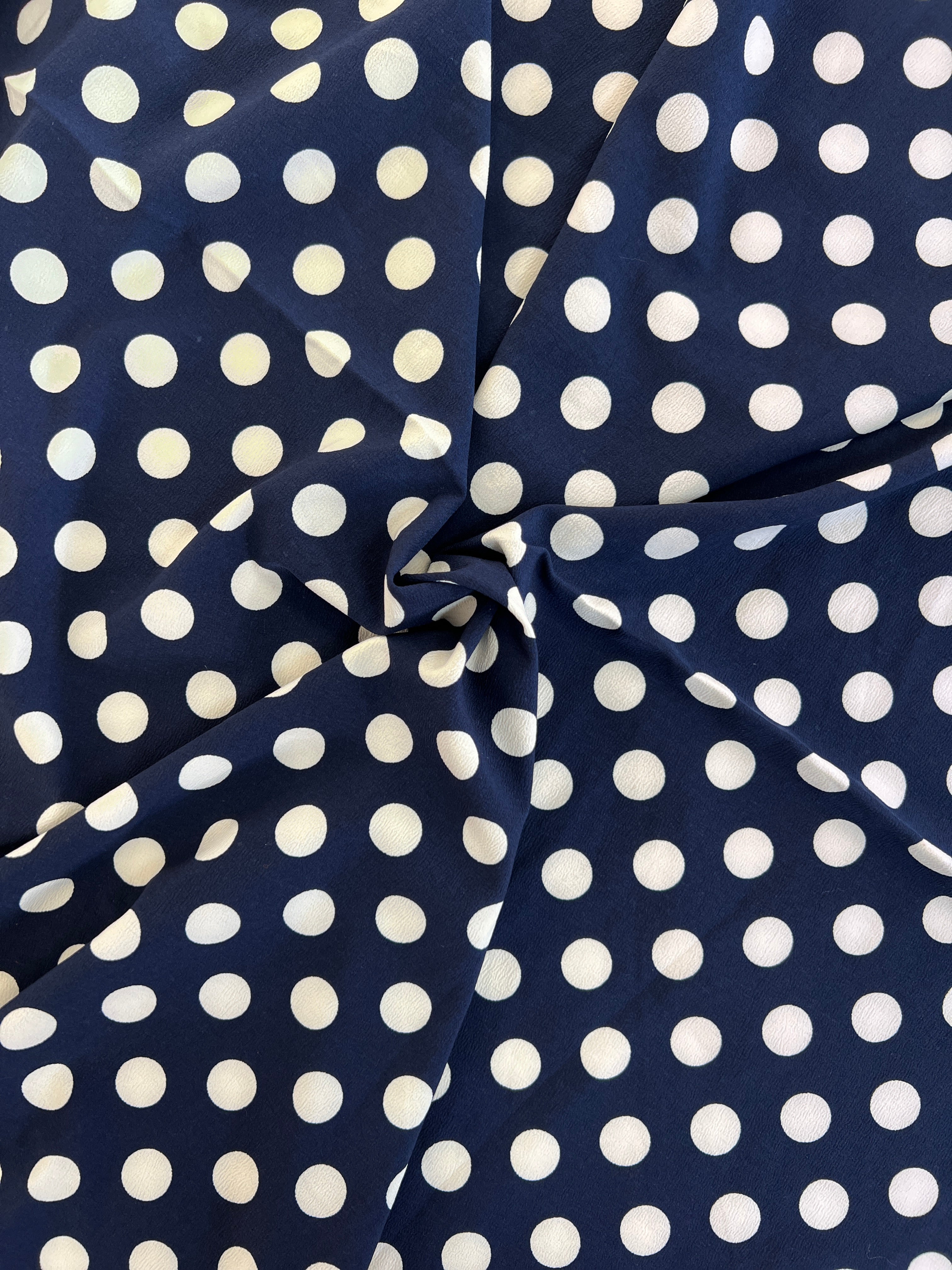 Large Dressmaking Bundle - Polka Dot Patterns - Viscose & Polyester - Almost 6 Metres
