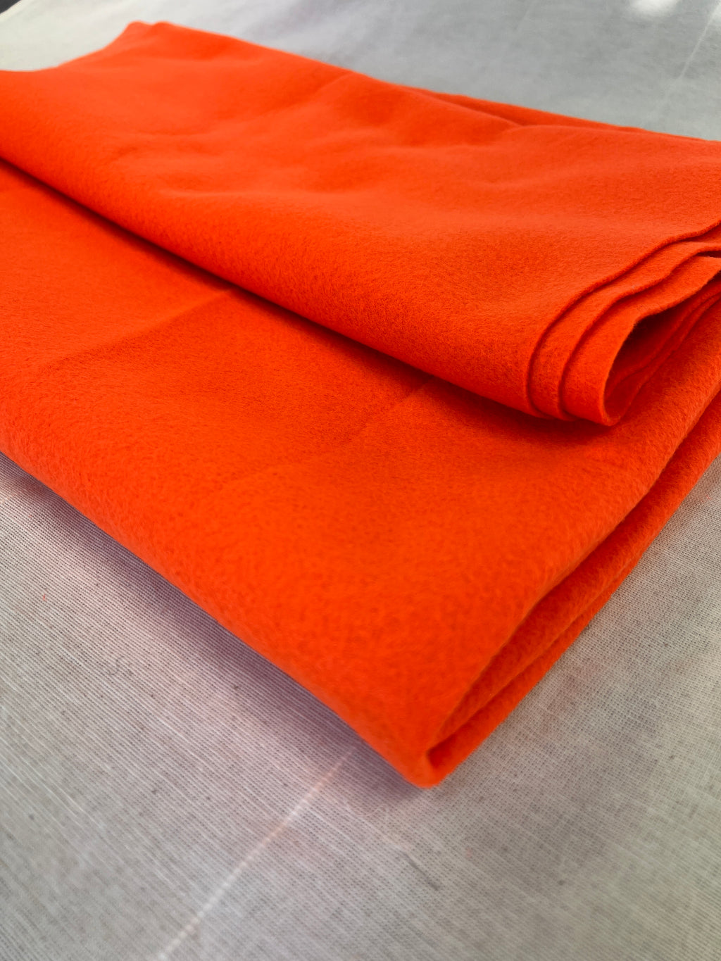 Neon Orange Felt Bundle - 130x112 cm, 165x48 cm