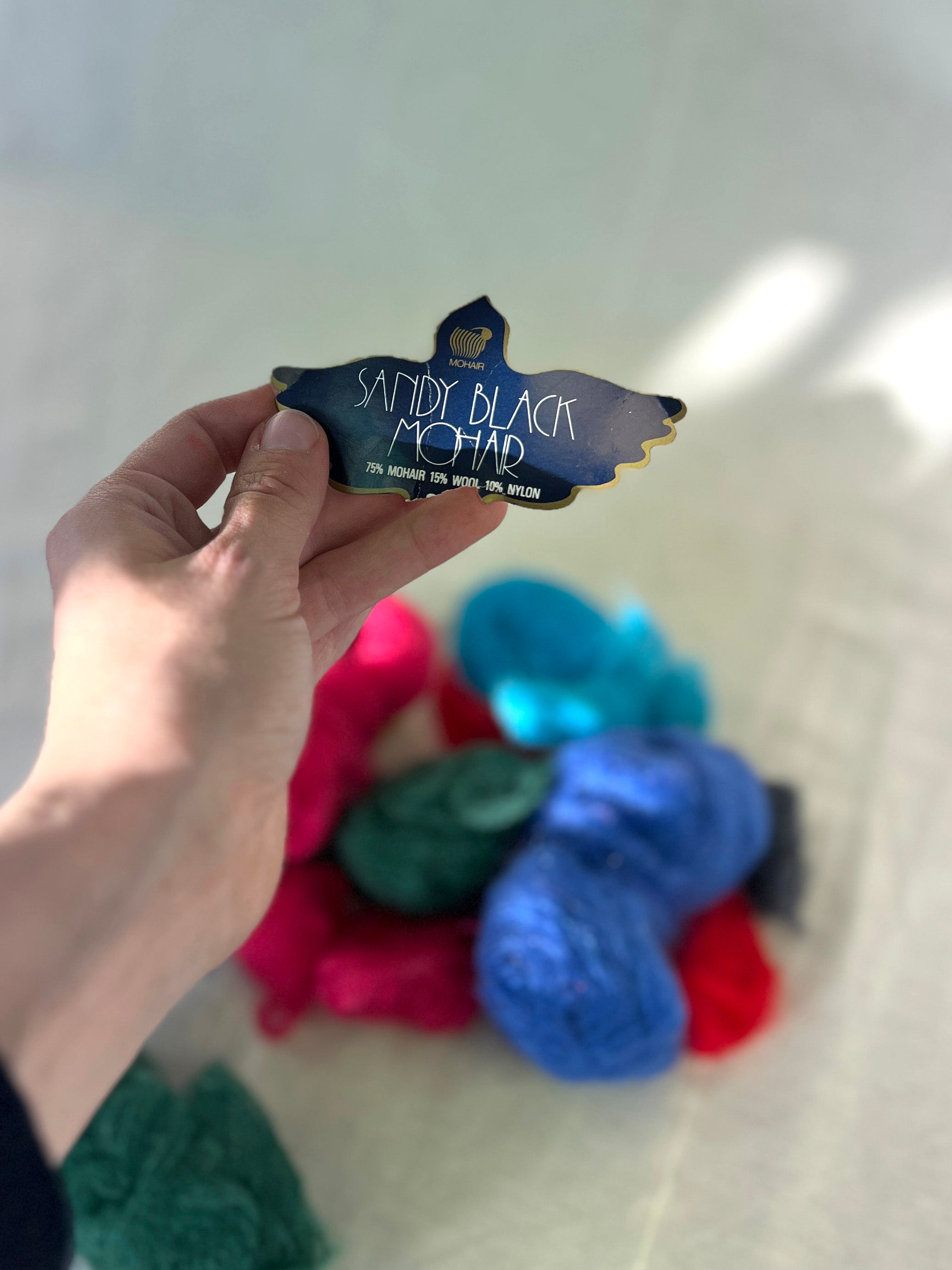 Mohair Yarn Bundle For Creative Knitting, Crochet and Visible Mending